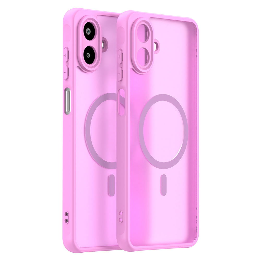MagSafe-kotelo Samsung Galaxy A07 4G A075:lle, Techsuit, HaloFrost II, Pinkki