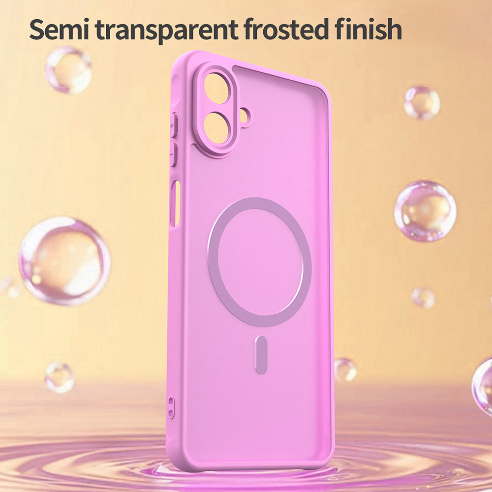 MagSafe-kotelo Samsung Galaxy A07 4G A075:lle, Techsuit, HaloFrost II, Pinkki