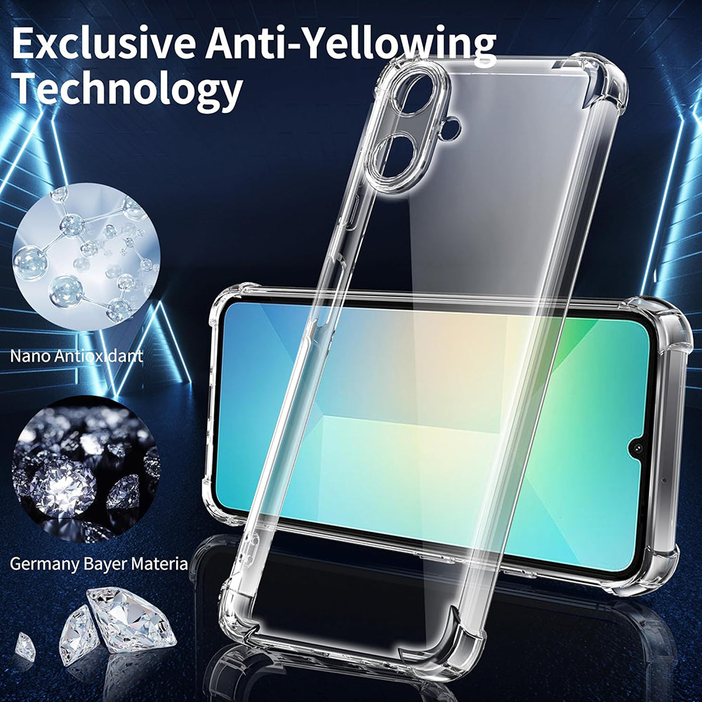 MagSafe-kotelo Samsung Galaxy A07 4G A075:lle, Techsuit, Iskunkestävä, Läpinäkyvä