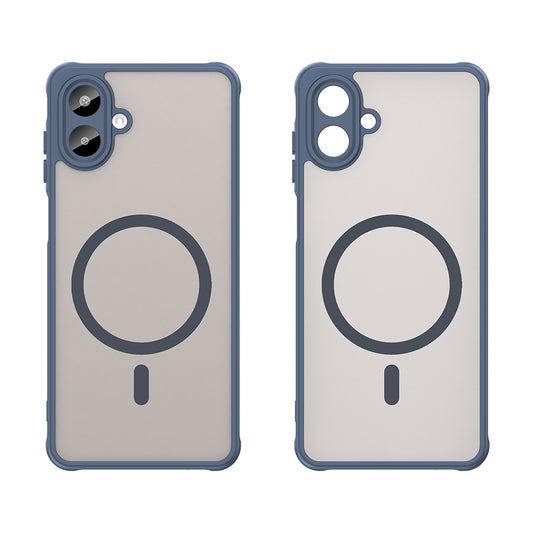 MagSafe-kuori Samsung Galaxy A07 4G A075:lle, Techsuit, HaloFrost II, Laivastonsininen