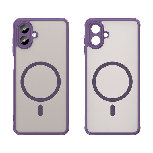MagSafe-kuori Samsung Galaxy A07 4G A075:lle, Techsuit, HaloFrost II, Violetti