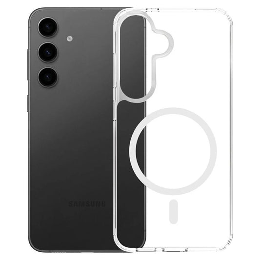MagSafe-kuori Samsung Galaxy A16 5G A166 / A16 4G A165:lle, 3MK, Armor MagCase, Läpinäkyvä