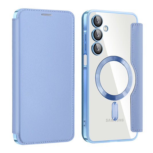 MagSafe-kuori Samsung Galaxy A16 5G A166 / A16 4G A165:lle, Techsuit, SmartMag Book, Sininen
