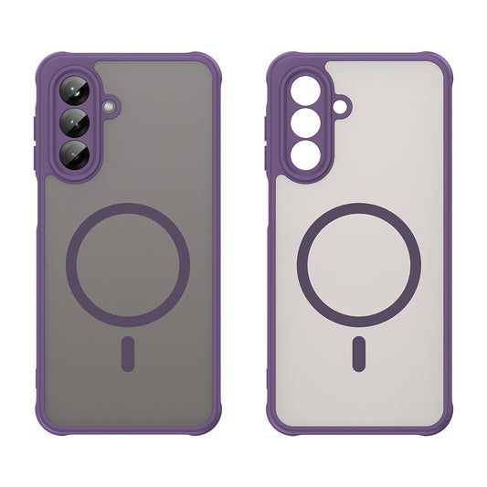 MagSafe-kuori Samsung Galaxy A26 A266:lle, Techsuit, HaloFrost II, Violetti