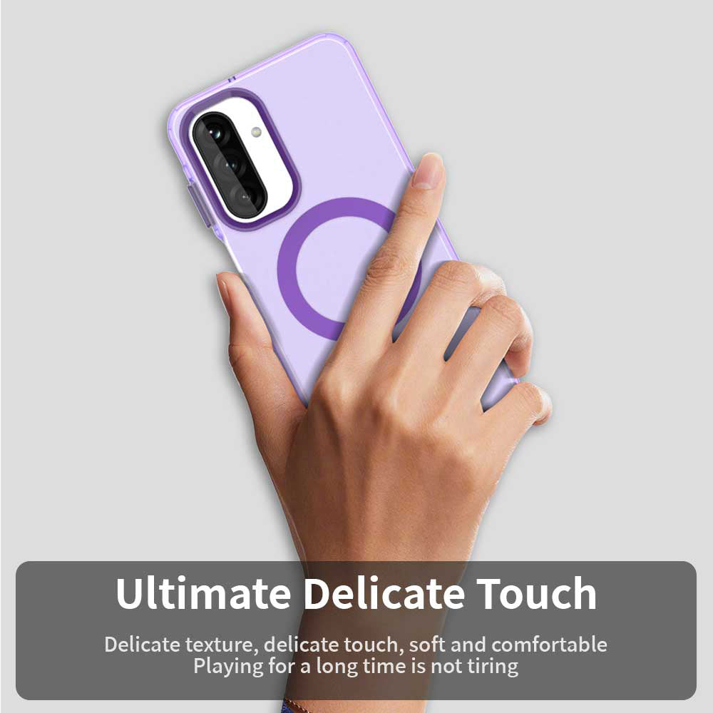 MagSafe-kuori Samsung Galaxy A27 5G:lle, Techsuit, CandyCase, Violetti