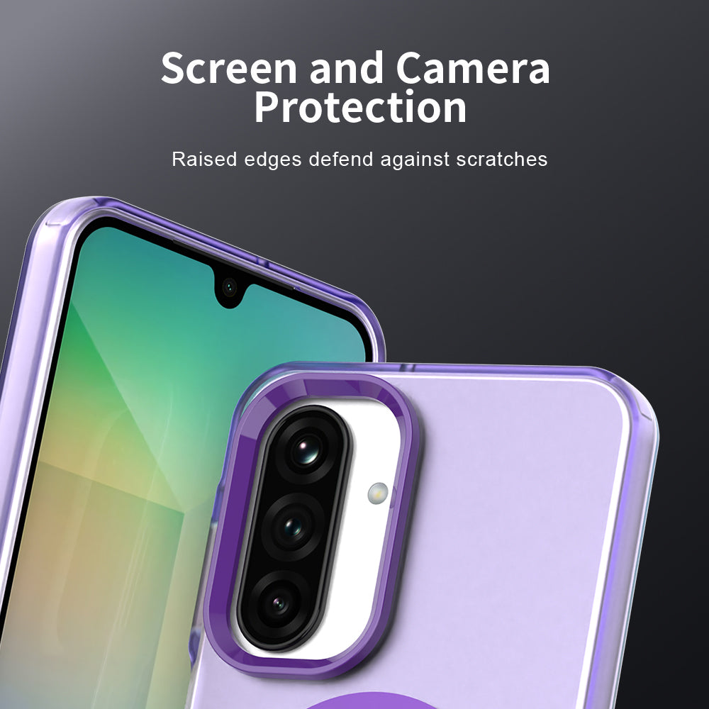 MagSafe-kuori Samsung Galaxy A27 5G:lle, Techsuit, CandyCase, Violetti