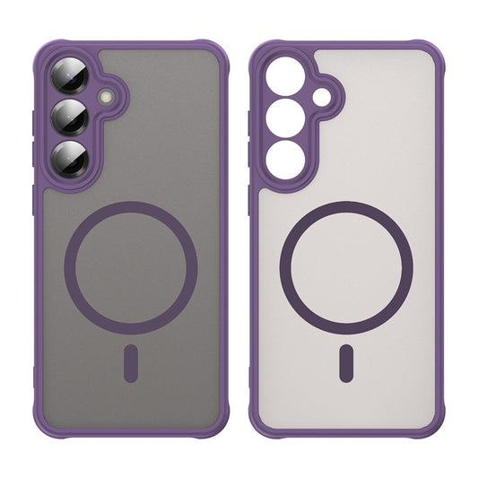 MagSafe-kuori Samsung Galaxy A27 5G:lle, Techsuit, HaloFrost II, Violetti