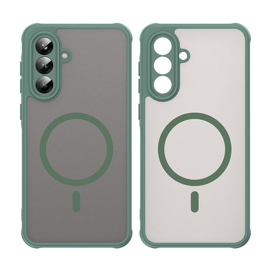 MagSafe-kuori Samsung Galaxy A36 A366:lle, Techsuit, HaloFrost II, Vihreä