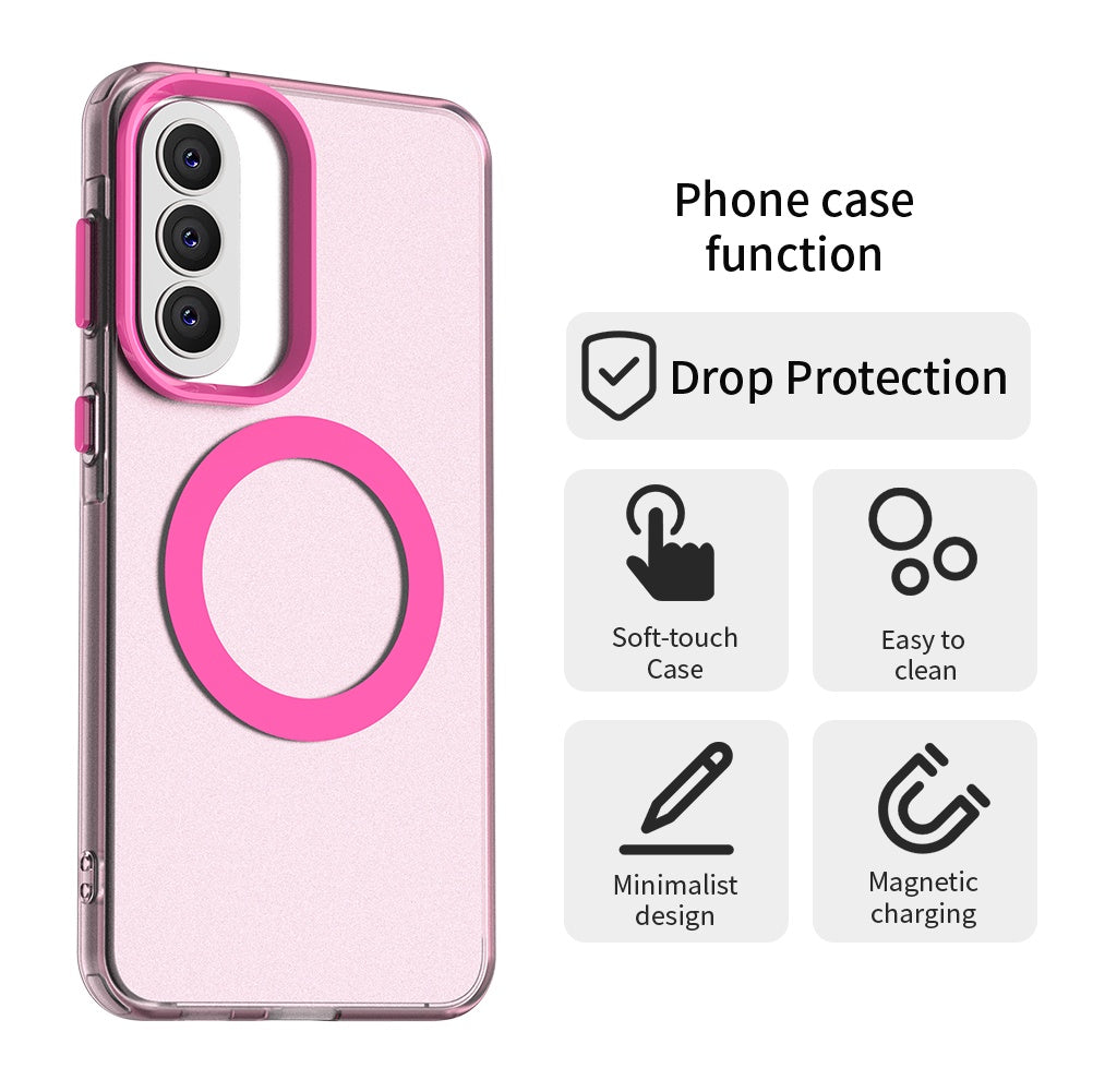 MagSafe-kotelo Samsung Galaxy A37 5G:lle, Techsuit, CandyCase, Pinkki