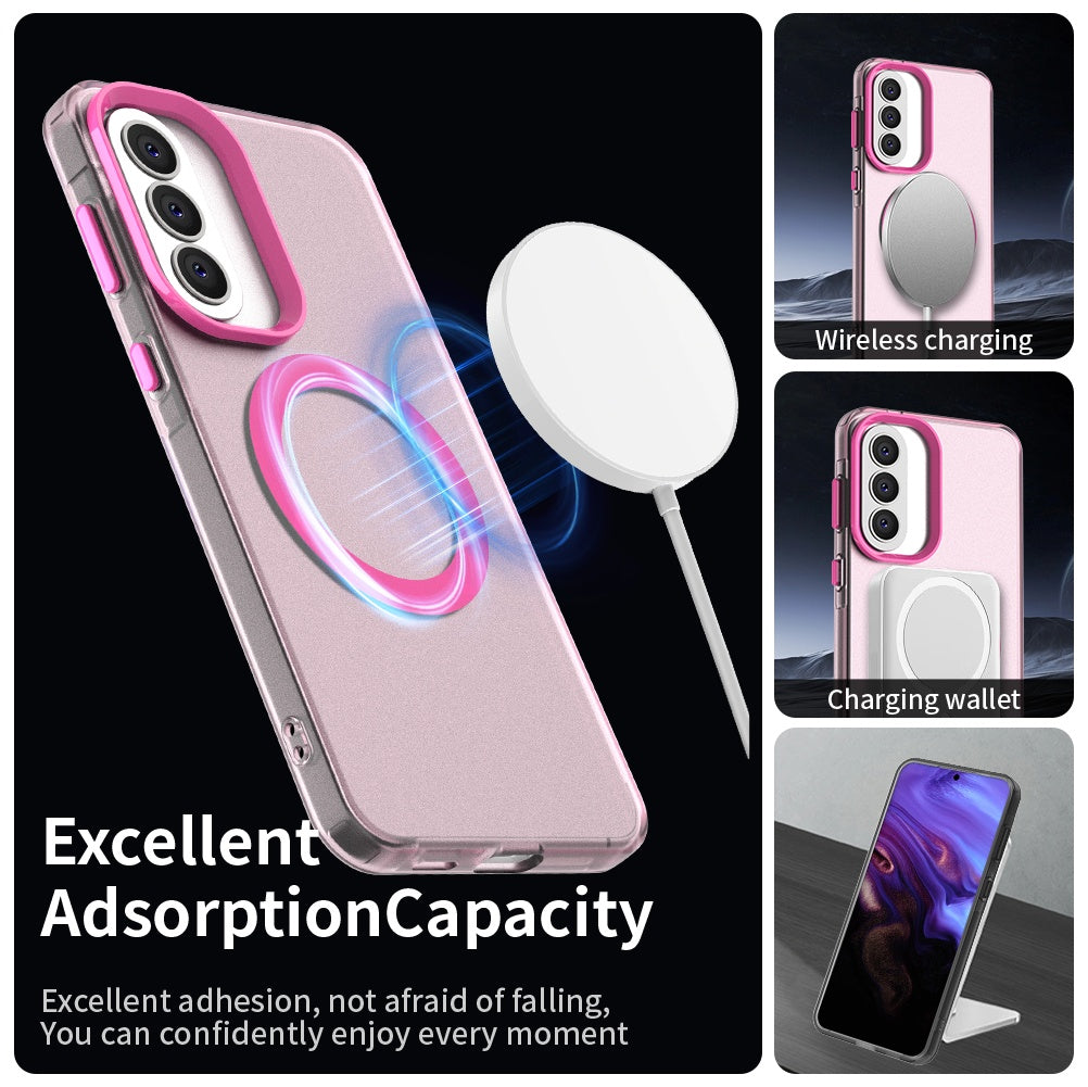 MagSafe-kotelo Samsung Galaxy A37 5G:lle, Techsuit, CandyCase, Pinkki