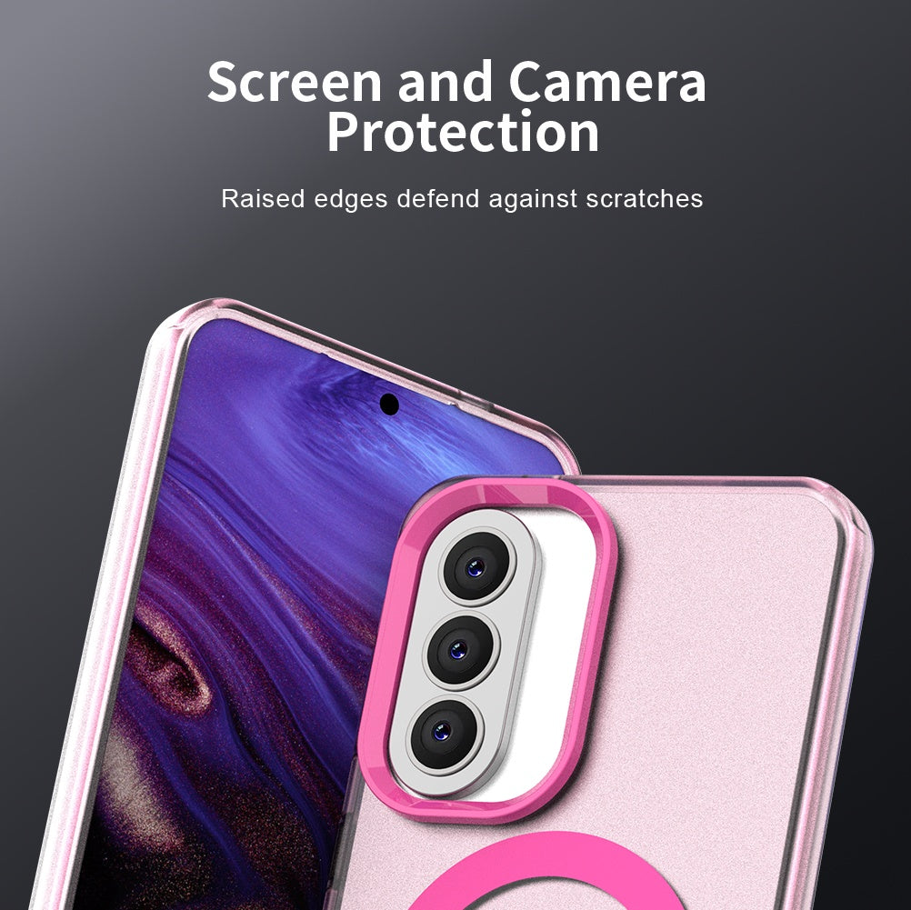 MagSafe-kotelo Samsung Galaxy A37 5G:lle, Techsuit, CandyCase, Pinkki