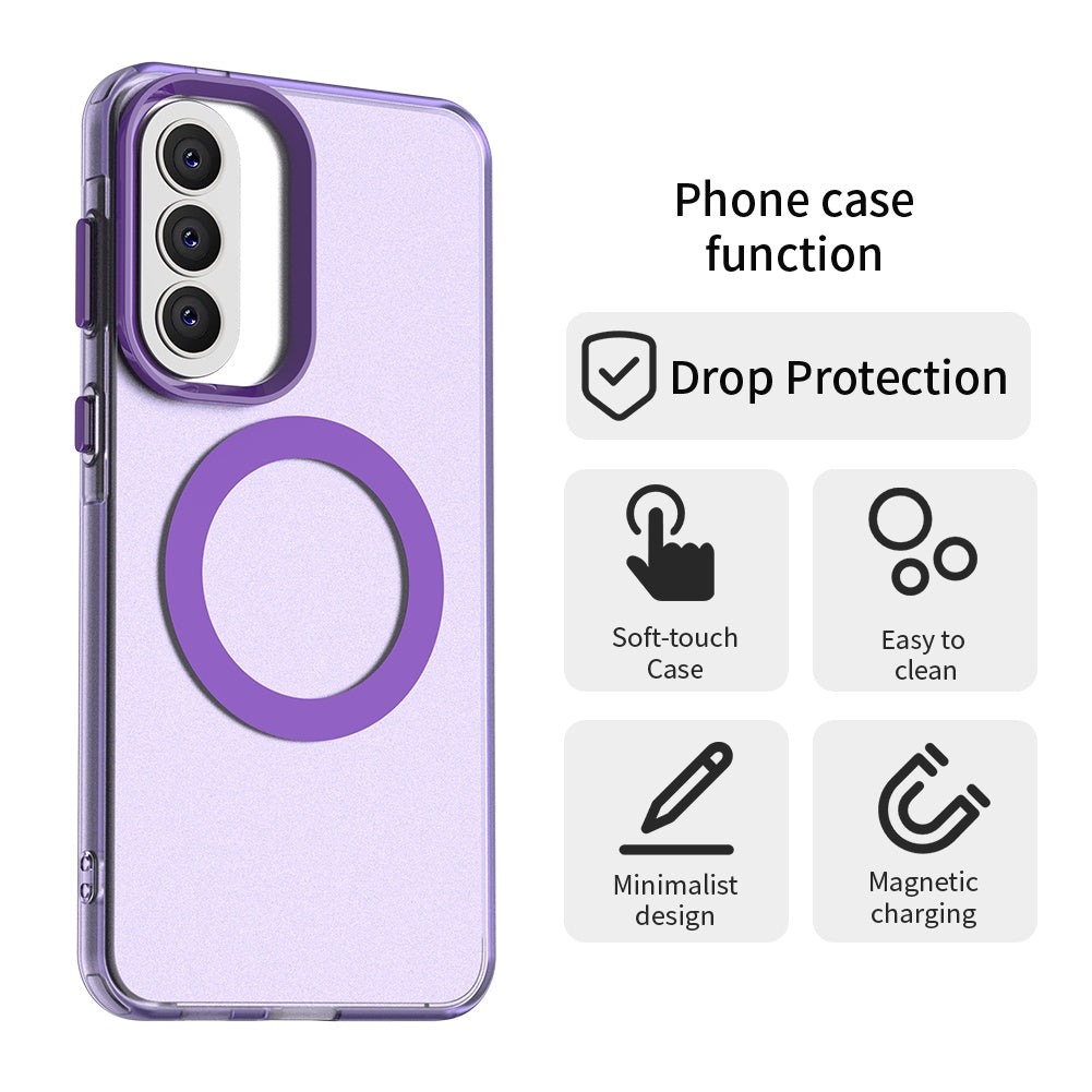 MagSafe-kotelo Samsung Galaxy A57 5G:lle, Techsuit, CandyCase, Violetti