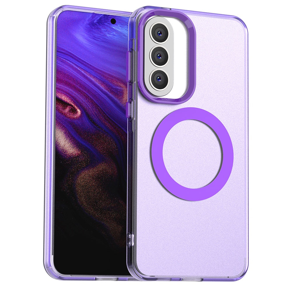 MagSafe-kotelo Samsung Galaxy A57 5G:lle, Techsuit, CandyCase, Violetti