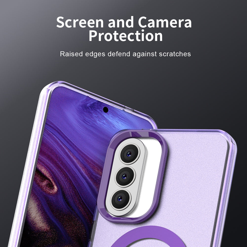 MagSafe-kotelo Samsung Galaxy A57 5G:lle, Techsuit, CandyCase, Violetti