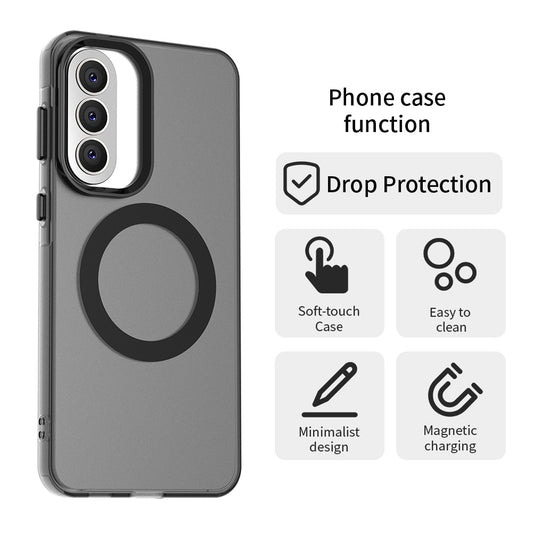 MagSafe-kotelo Samsung Galaxy A57 5G:lle, Techsuit, CandyCase, Musta