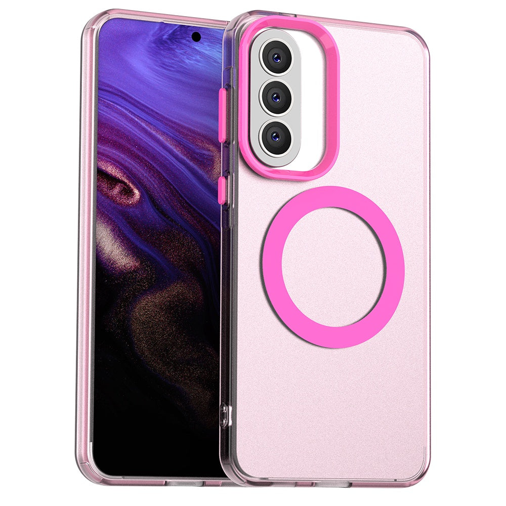 MagSafe-kotelo Samsung Galaxy A57 5G:lle, Techsuit, CandyCase, Pinkki