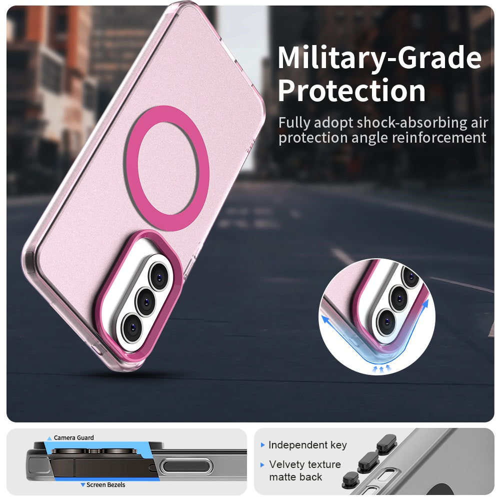 MagSafe-kotelo Samsung Galaxy A57 5G:lle, Techsuit, CandyCase, Pinkki