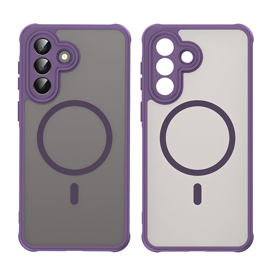 MagSafe-kotelo Samsung Galaxy A57 5G:lle, Techsuit, HaloFrost II, Violetti