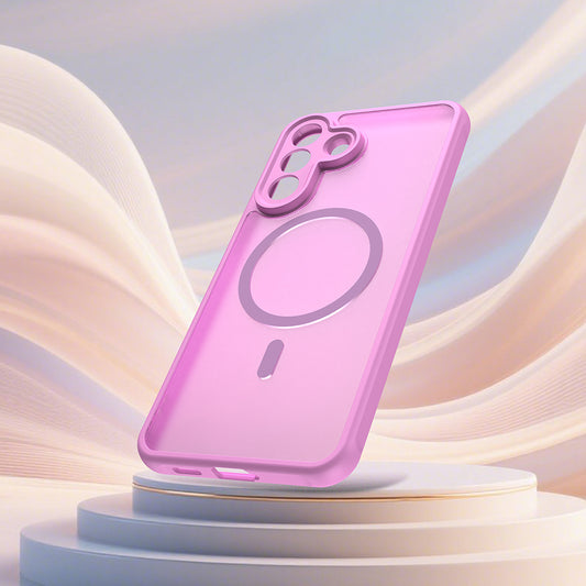 MagSafe-kotelo Samsung Galaxy A57 5G:lle, Techsuit, HaloFrost II, Pinkki