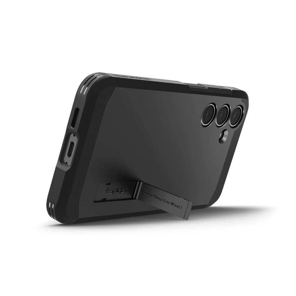 MagSafe-kotelo Samsung Galaxy S24 FE S721:lle, Spigen, Tough Armor, Musta ACS08625