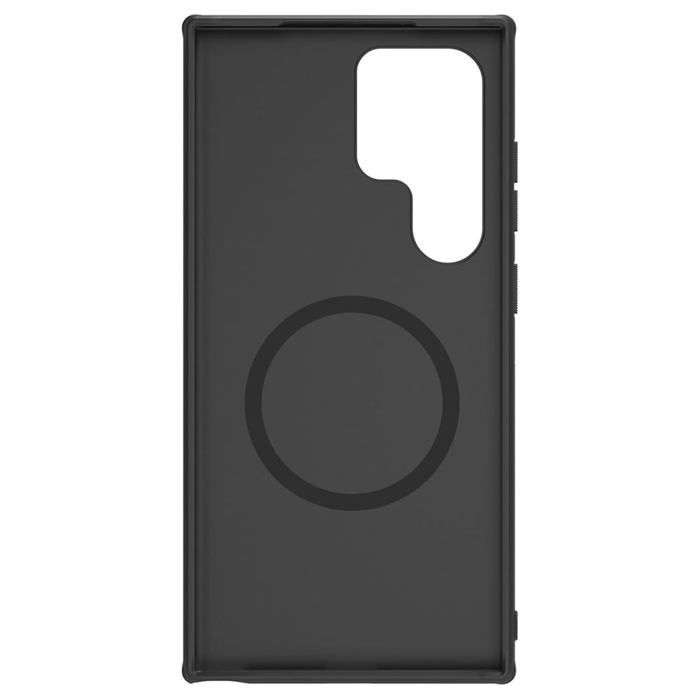 MagSafe-kuori Samsung Galaxy S24 Ultra S928:lle, Nillkin, Super Frosted Shield Pro, Musta