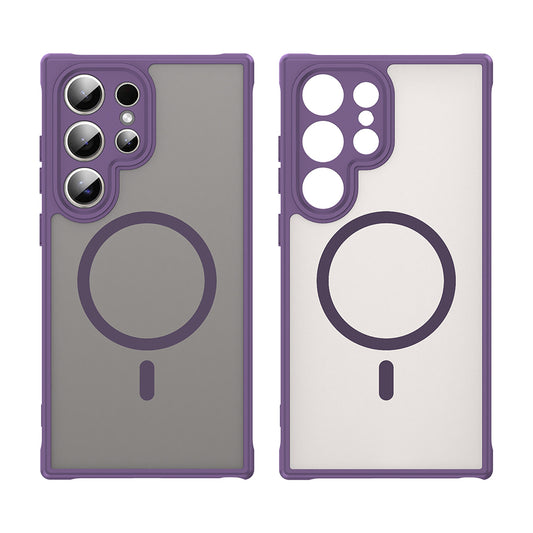 MagSafe-kuori Samsung Galaxy S24 Ultra S928:lle, Techsuit, HaloFrost II, Violetti