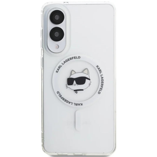 MagSafe-kotelo Samsung Galaxy S25 Edge S937:lle, Karl Lagerfeld, IML Choupette's Head, Valkoinen