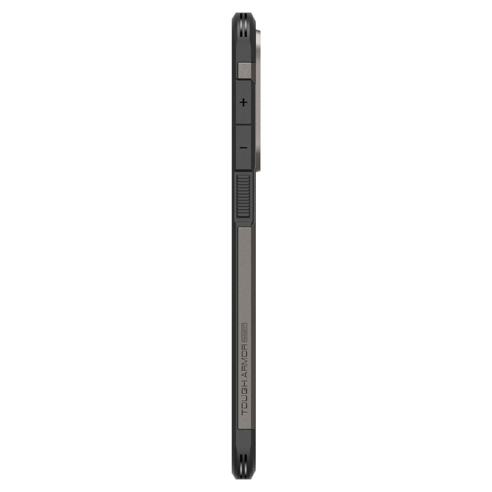 MagSafe-kotelo Samsung Galaxy S25 Edge S937:lle, Spigen, Tough Armor, Harmaa ACS09423