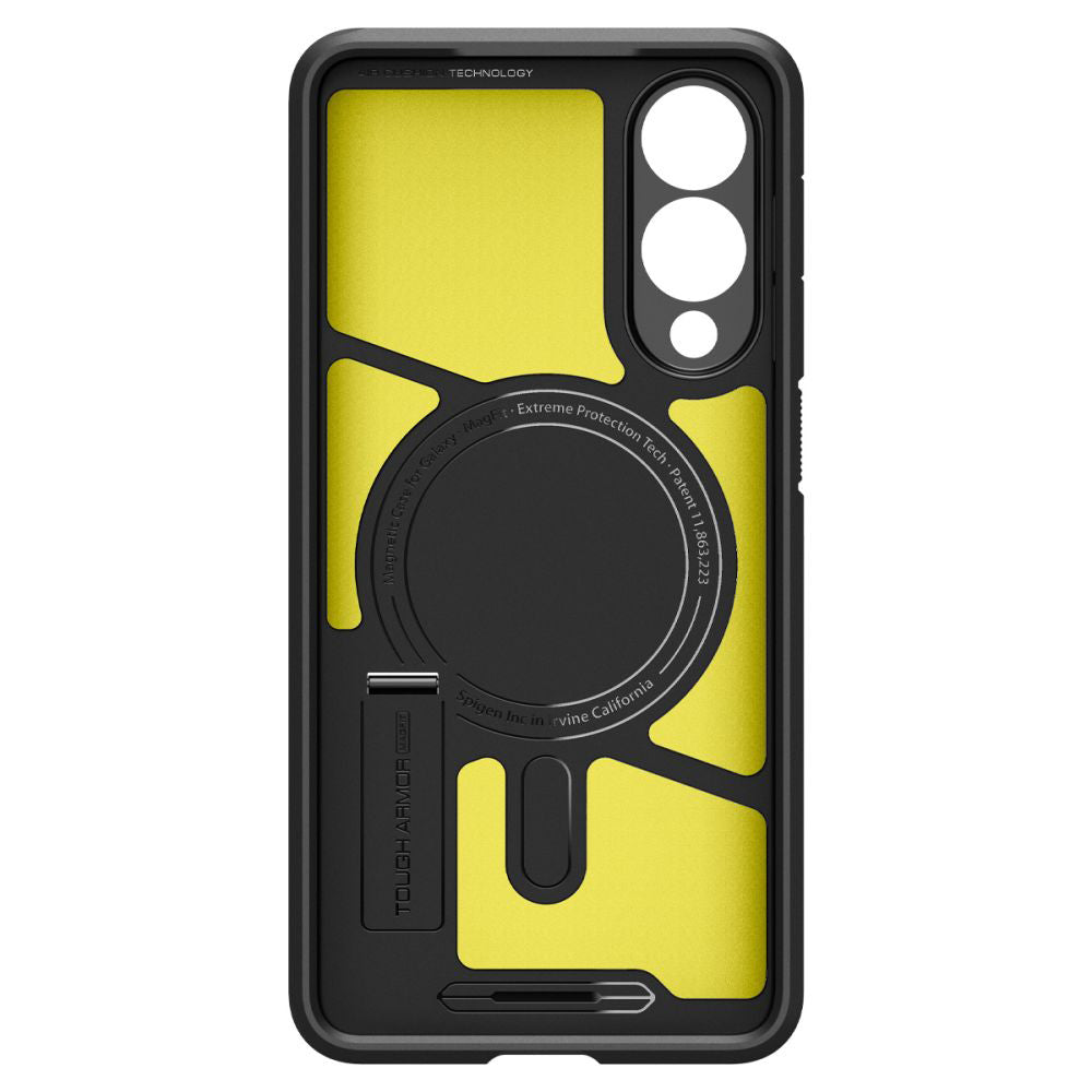 MagSafe-kotelo Samsung Galaxy S25 Edge S937:lle, Spigen, Tough Armor, Musta ACS09422