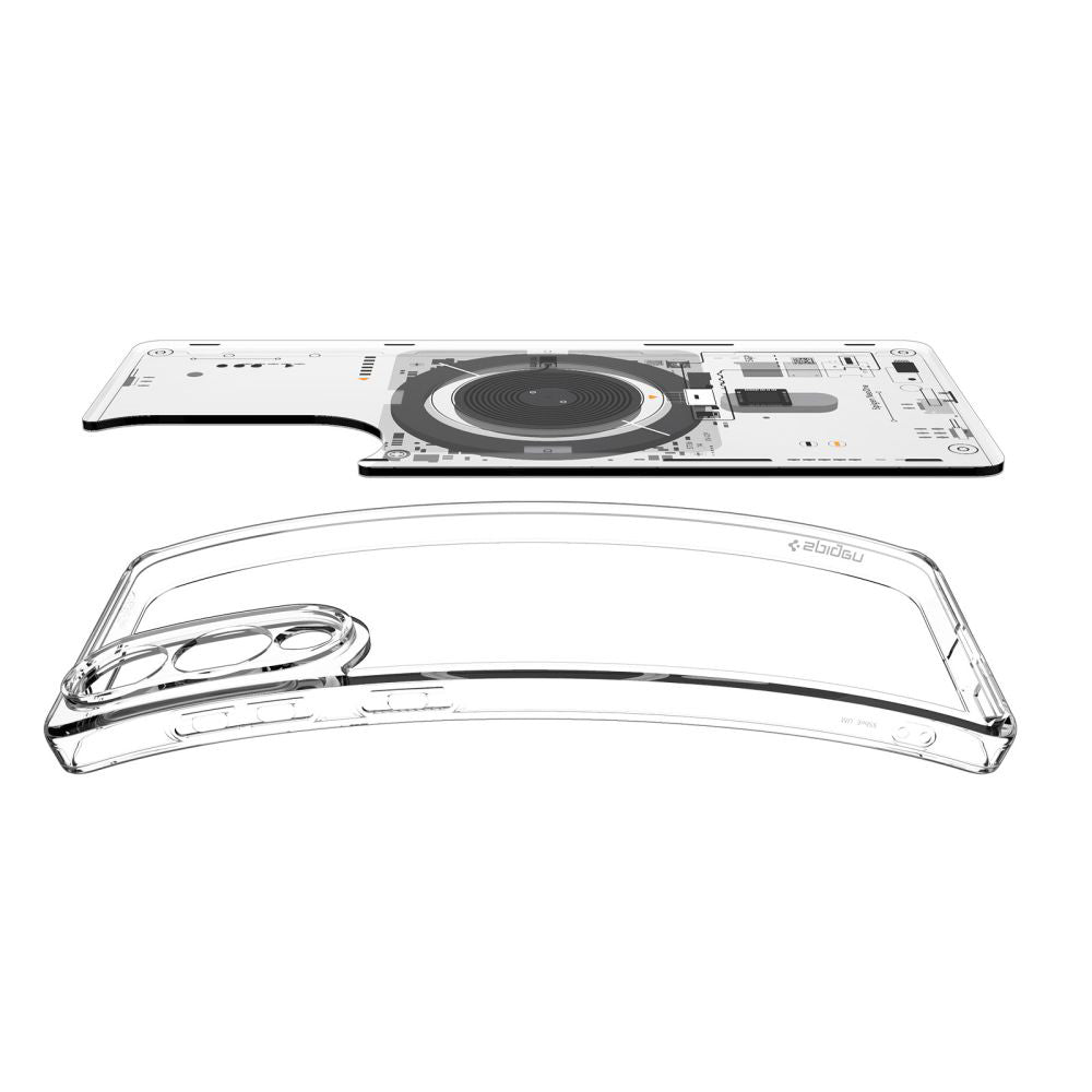 MagSafe-kotelo Samsung Galaxy S25 Edge S937:lle, Spigen, Ultra Hybrid Neo One, Läpinäkyvä ACS09416