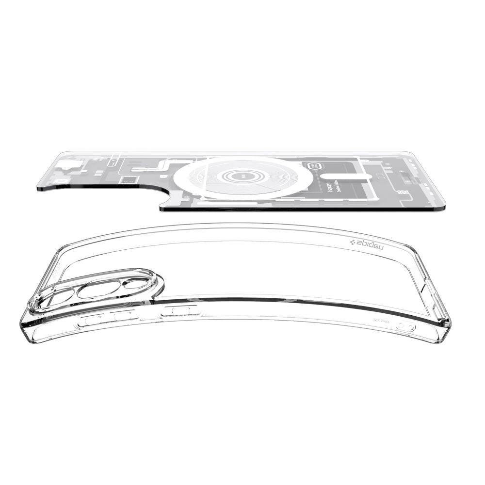 MagSafe-kotelo Samsung Galaxy S25 Edge S937:lle, Spigen, Ultra Hybrid Zero One, Valkoinen ACS09417