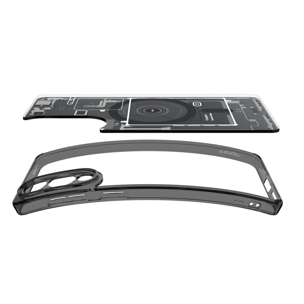MagSafe-kotelo Samsung Galaxy S25 Edge S937:lle, Spigen, Ultra Hybrid Zero One, Musta ACS09415