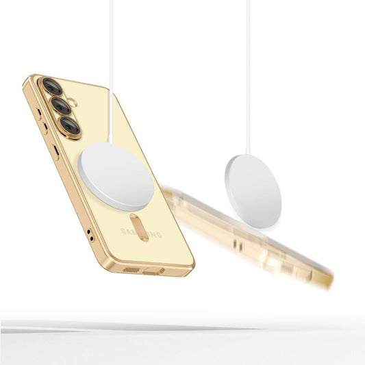 MagSafe-kuori Samsung Galaxy S25 Edge S937:lle, Techsuit, Luxury Crystal, Tummansininen