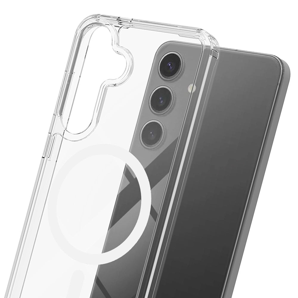 MagSafe Case for Samsung Galaxy S25 FE, 3MK, Armor MagCase, Transparent