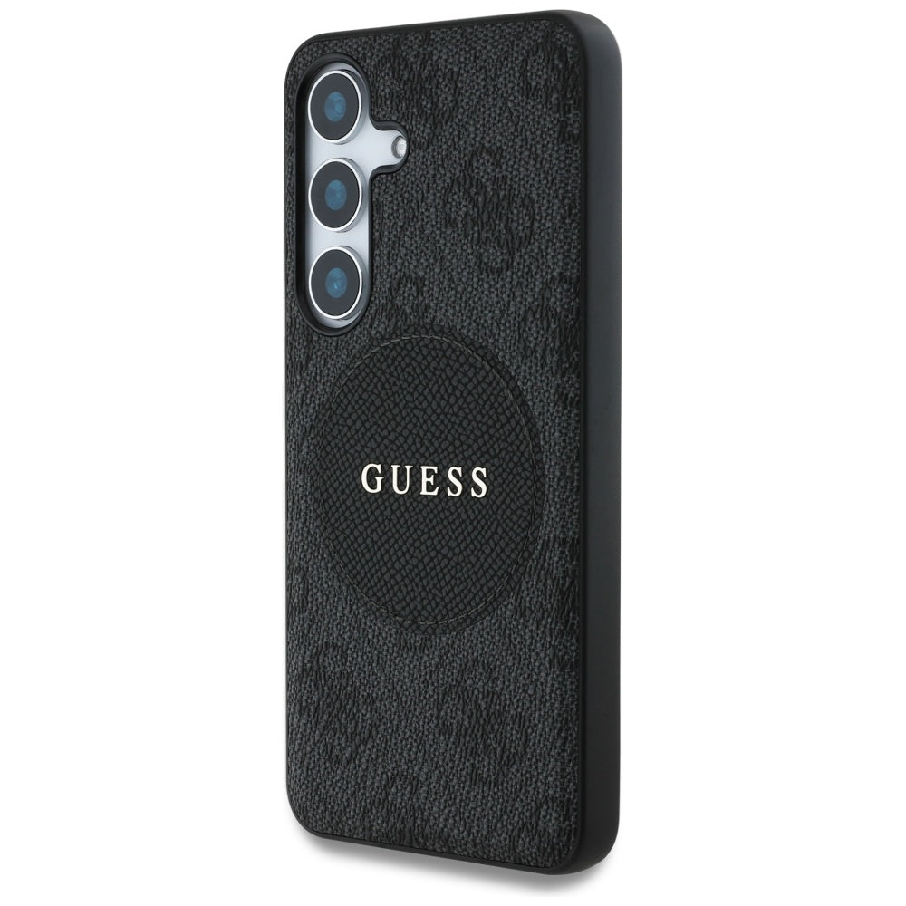 MagSafe-kotelo Samsung Galaxy S25+ S936:lle, Guess, 4G Circle Classic Logo, Musta