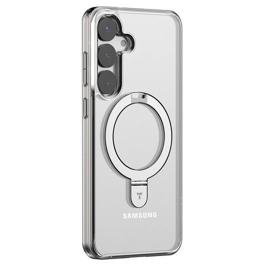 MagSafe-kotelo Samsung Galaxy S25+ S936:lle, Torras, Ostand, Läpinäkyvä