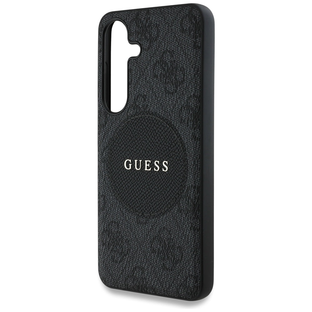 MagSafe-kotelo Samsung Galaxy S25 S931:lle, Guess, 4G Circle Classic Logo, Musta