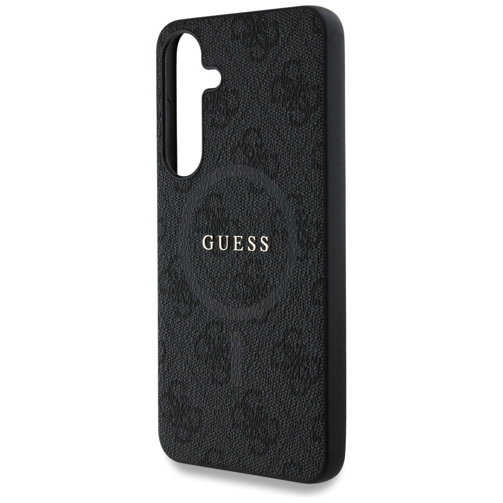 MagSafe-kotelo Samsung Galaxy S25 S931:lle, Guess, 4G Ring Classic Logo, Musta
