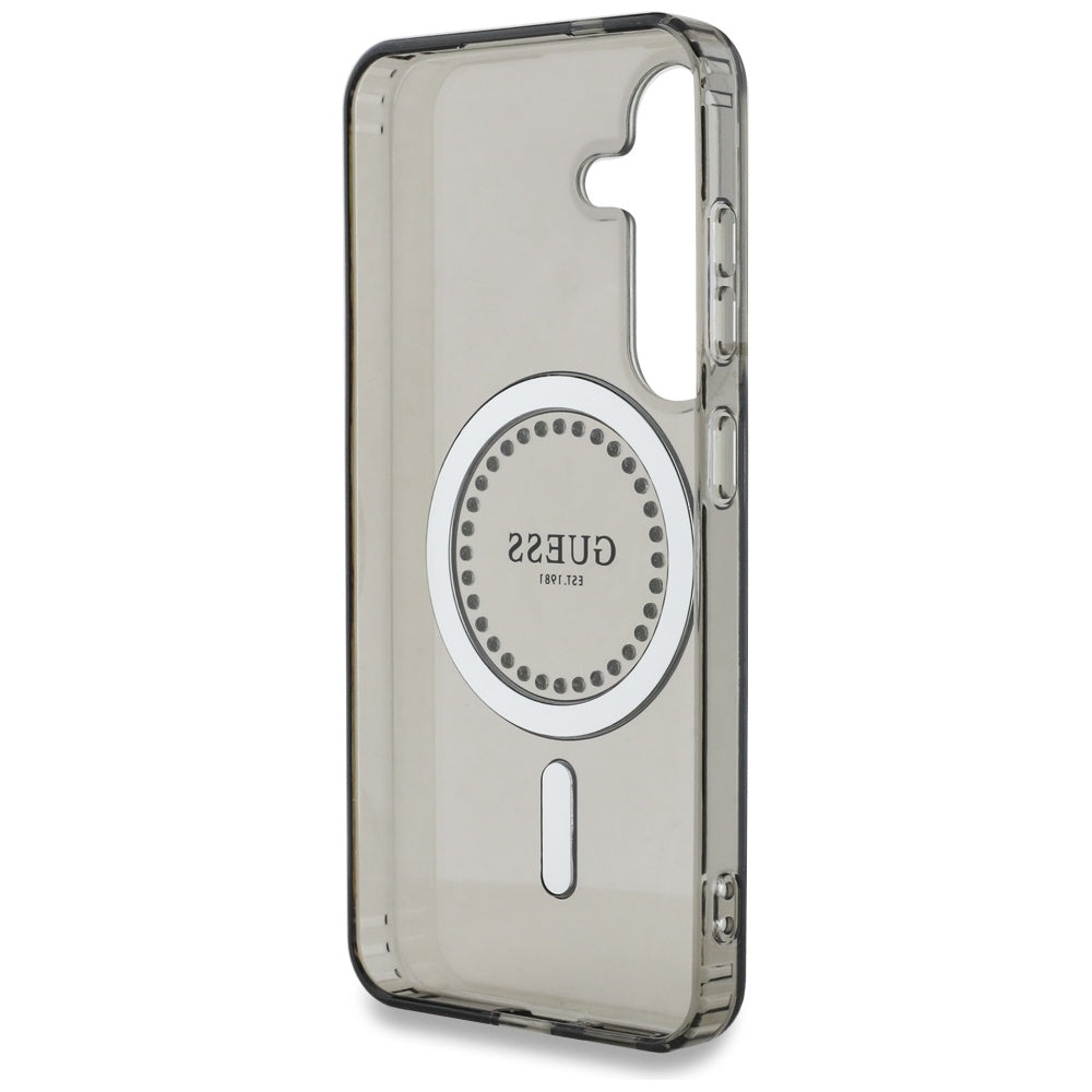MagSafe-kotelo Samsung Galaxy S25 S931:lle, Guess, IML Rhinestone, Musta