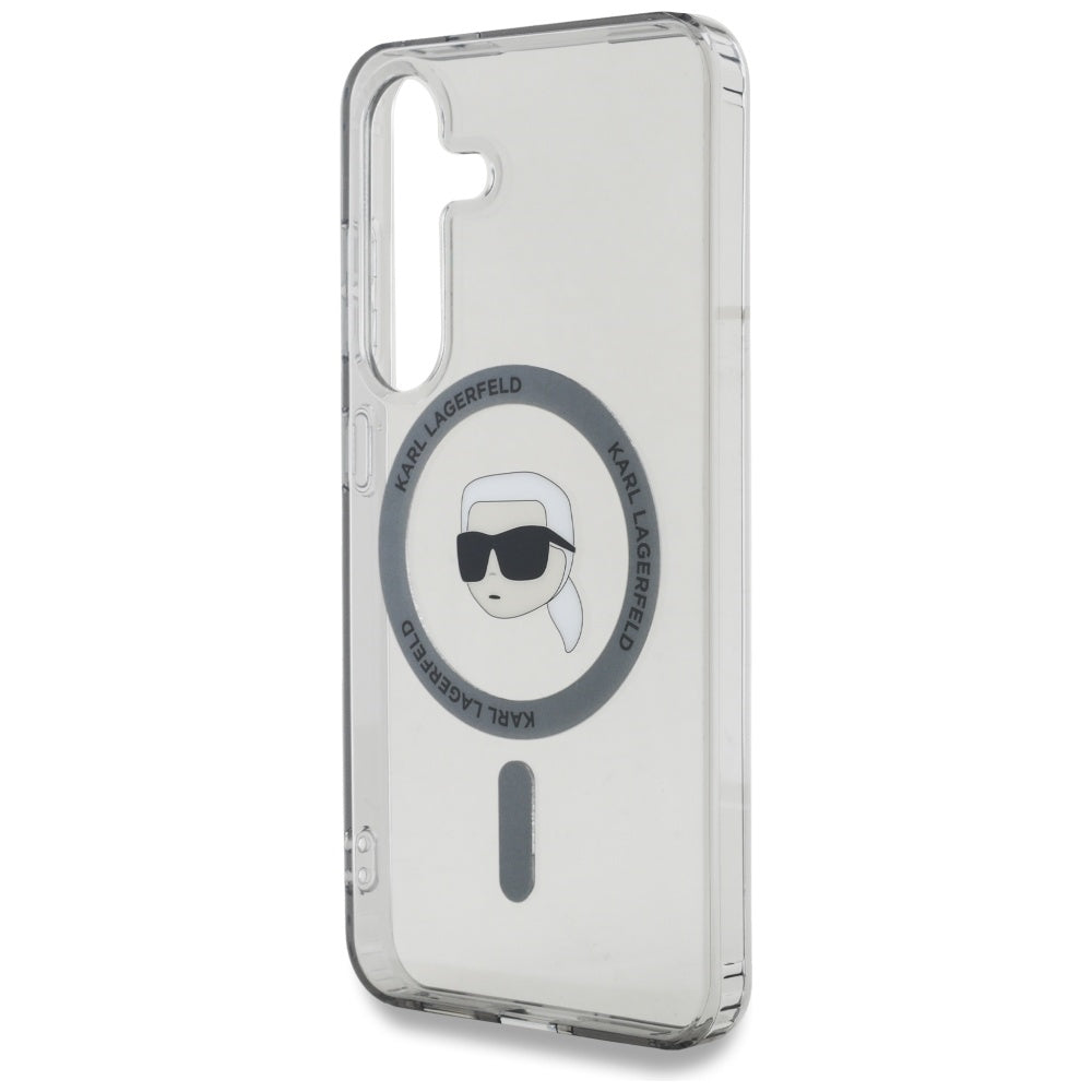 MagSafe-kotelo Samsung Galaxy S25 S931:lle, Karl Lagerfeld, IML Karl's Head, Musta