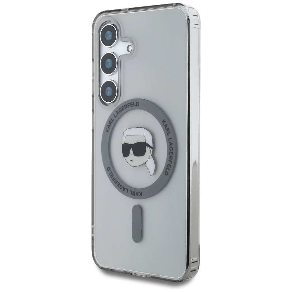 MagSafe-kotelo Samsung Galaxy S25 S931:lle, Karl Lagerfeld, IML Karl's Head, Musta