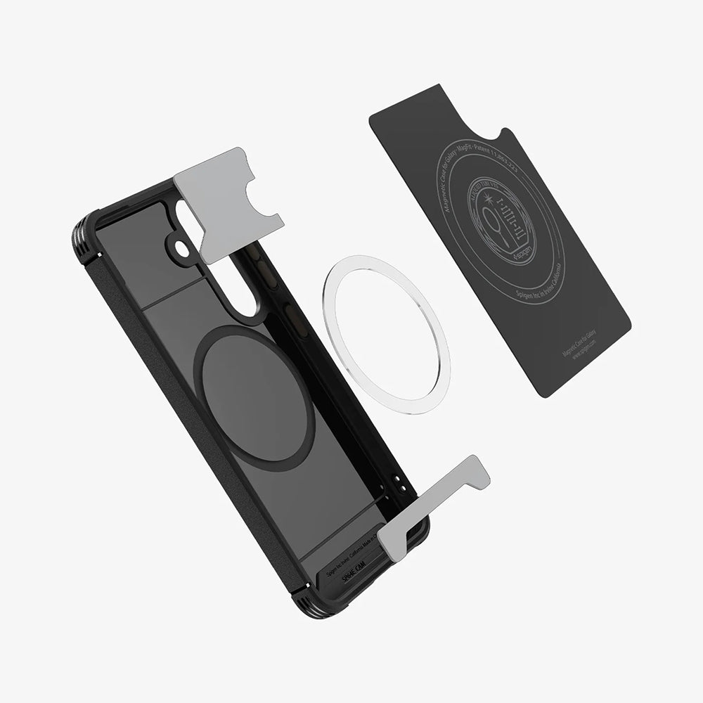 MagSafe-kotelo Samsung Galaxy S25 S931:lle, Spigen, Core Armor, Mattamusta