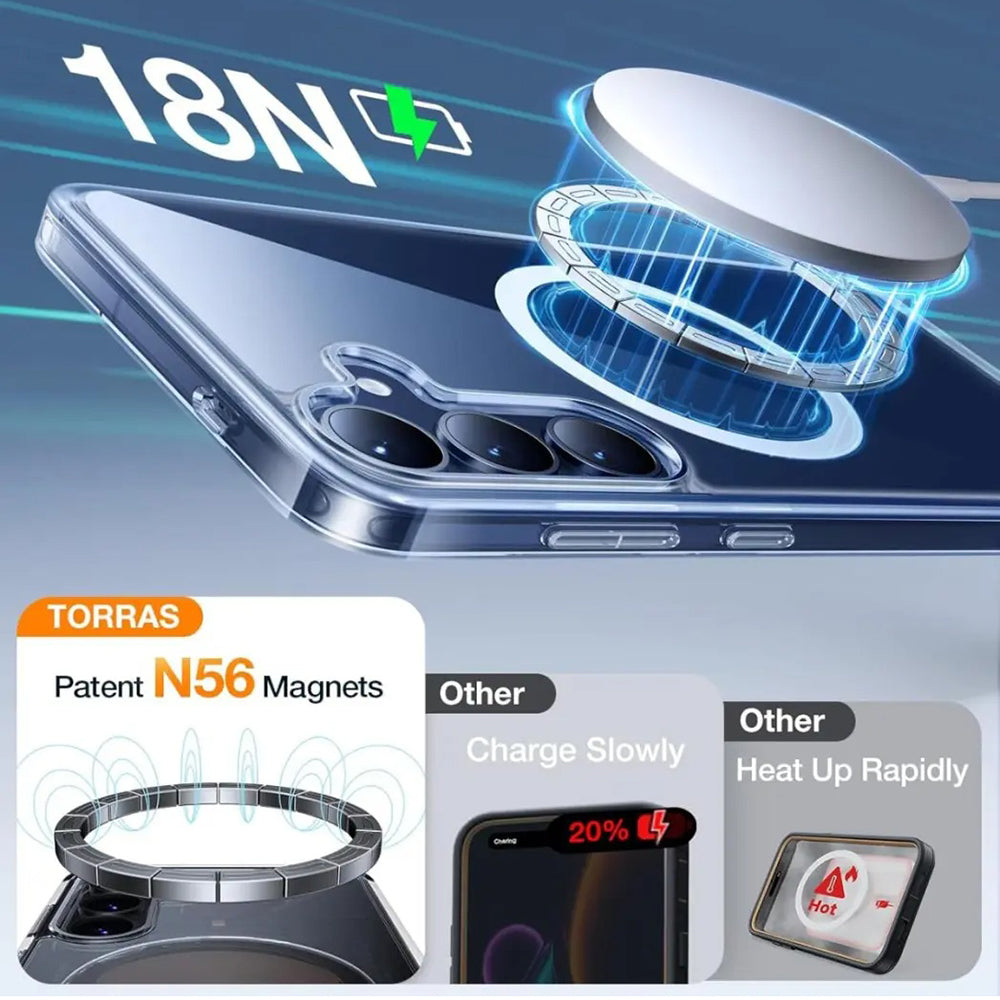 MagSafe-kotelo Samsung Galaxy S25 S931:lle, Torras, Guardian, Musta