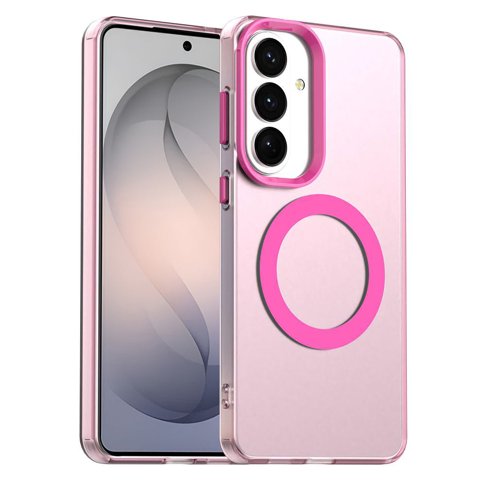 MagSafe-kuori Samsung Galaxy S26 FE S741 -puhelimelle, Techsuit, CandyCase, vaaleanpunainen