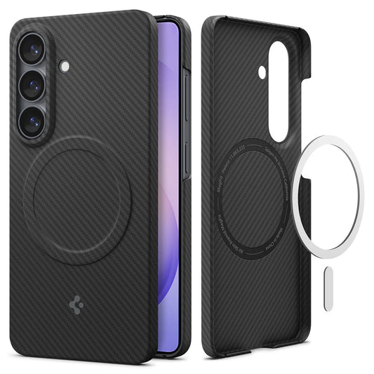 MagSafe-kuori Samsung Galaxy S26 Plus S947:lle, Spigen, Air Skin, Musta