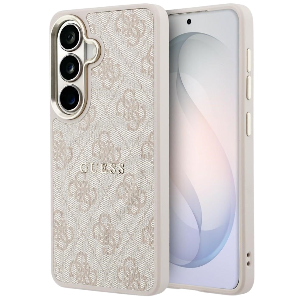 MagSafe-kotelo Samsung Galaxy S26 S942:lle, Guess, 4G Embossed Ring, Pinkki