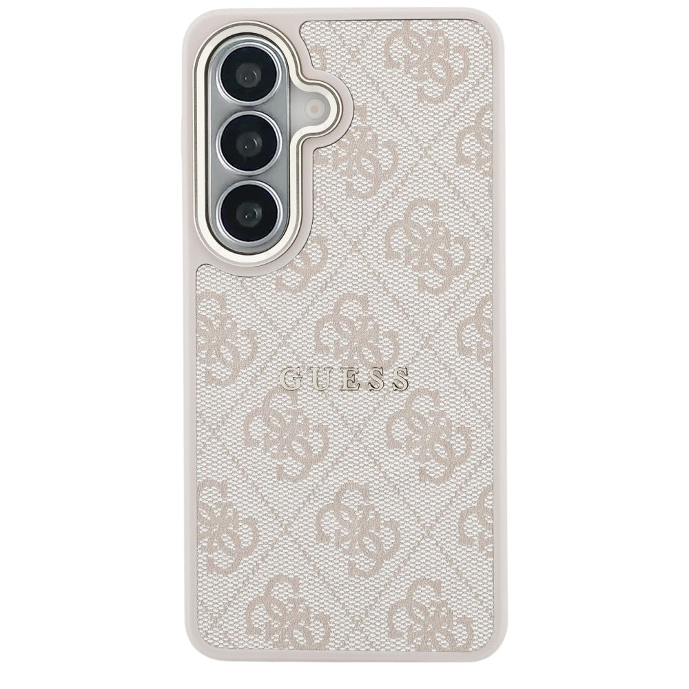 MagSafe-kotelo Samsung Galaxy S26 S942:lle, Guess, 4G Embossed Ring, Pinkki