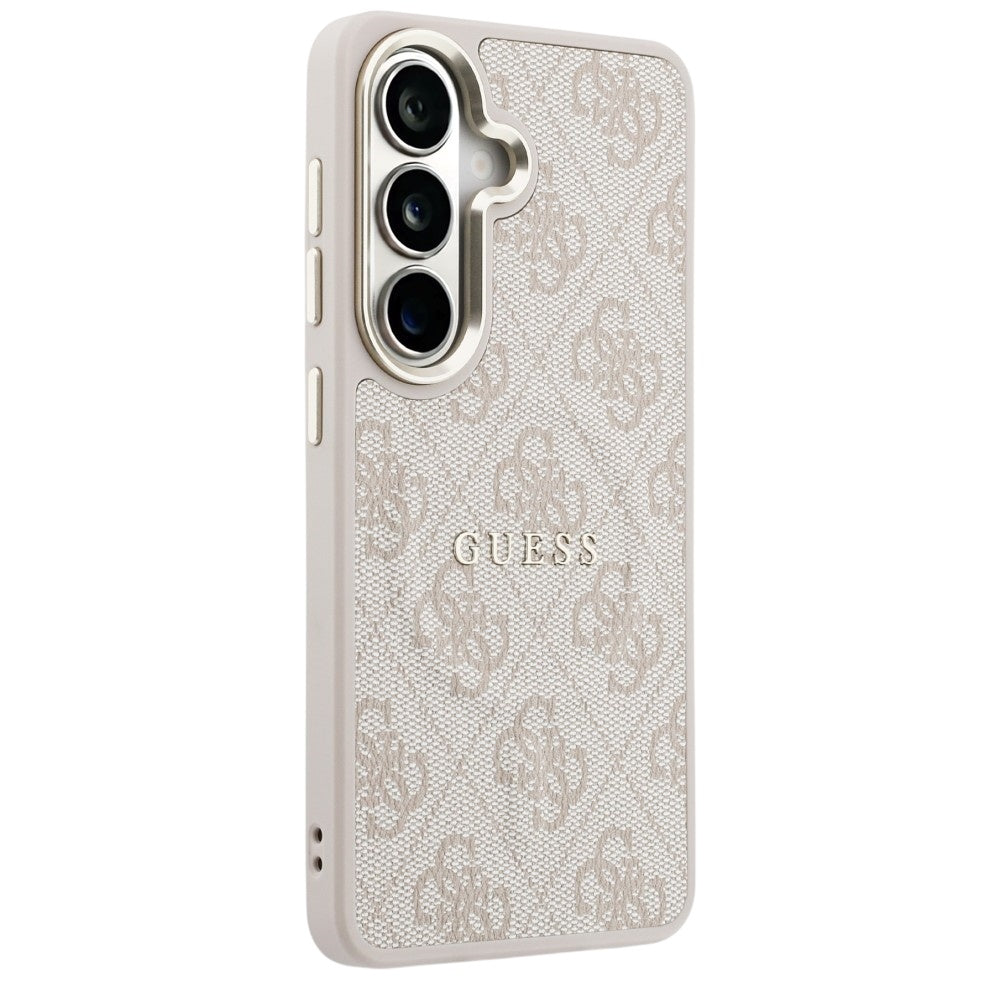 MagSafe-kotelo Samsung Galaxy S26 S942:lle, Guess, 4G Embossed Ring, Pinkki