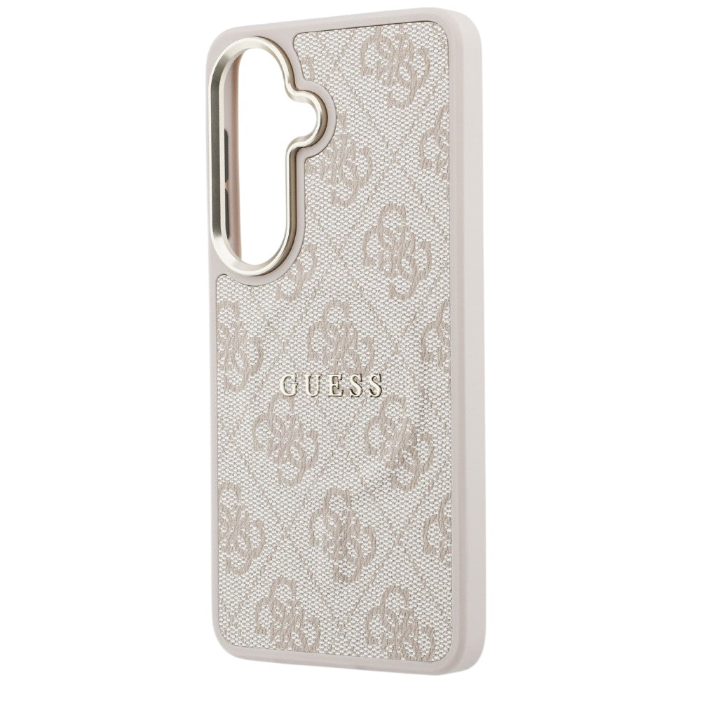 MagSafe-kotelo Samsung Galaxy S26 S942:lle, Guess, 4G Embossed Ring, Pinkki
