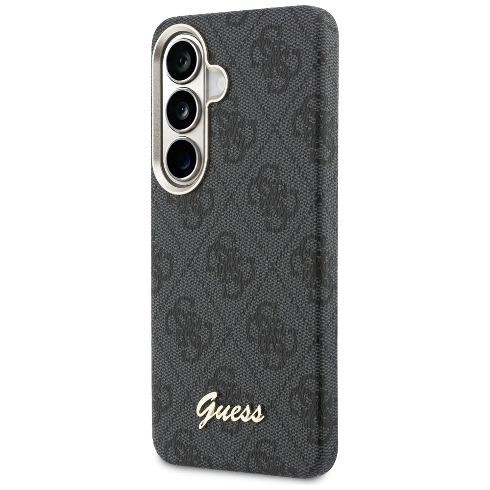 MagSafe-kotelo Samsung Galaxy S26 S942:lle, Guess, 4G Script Logo, Musta